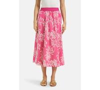 Sommerrock MILANO ITALY, Damen, Gr. 42, pink, Web, Material: 100% Baumwolle, bedruckt, regular fit, Röcke, mit Taschen (76361167-42) pink