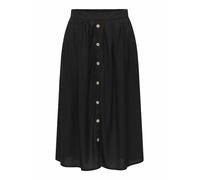 Sommerrock ONLY "ONLMILANO AOP LIFE LONG SKIRT WVN NOOS", Damen, Gr. S, schwarz, Web, Obermaterial: 100% Viskose, unifarben, lang, Röcke, Viskose (33059850-S) schwarz