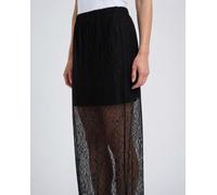 Sommerrock SMITH & SOUL, Damen, Gr. L, schwarz chocolat, Web, Material: 100% Polyamid, Unterrock: 95% Viskose, 5% Elasthan, unifarben, regular fit, Röcke, mit Elastikbund (74636121-L) schwarz chocolat