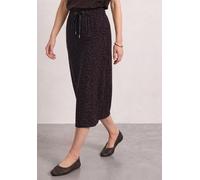 Sommerrock STREET ONE, Damen, Gr. 36, rustic rouge, Stoff, 100% Viskose, normal wadenlang, Röcke, Elastikbund mit Tunnelzug (75468653-36) rustic rouge