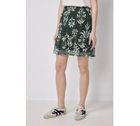 Sommerrock STREET ONE STUDIO, Damen, Gr. 38, grün (desert pine grün), Stoff, 100% Polyester, geblümt, normal kniefrei, Röcke, mit allover Blumenprint (71255842-38) desert pine grün