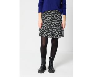 Sommerrock STREET ONE STUDIO, Damen, Gr. 44, flint grau, Stoff, Obermaterial: 100% Polyester; Futter: 100% Modal, unifarben, comfort fit kniefrei, Röcke, mit Grafikmuster (17142927-44) flint grau