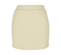 Sommerrock URBAN CLASSICS "Urban Classics Damen Ladies Organic Terry Mini Skirt", Damen, Gr. S, softgelb, 100% Baumwolle (Bio), unifarben, normal, Röcke (23829819-S) softgelb