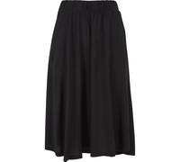 Sommerrock URBAN CLASSICS "Urban Classics Damen Ladies Viscose Skirt", Damen, Gr. XXL, schwarz, 100% Viskose, normal, Röcke (24324403-XXL) schwarz