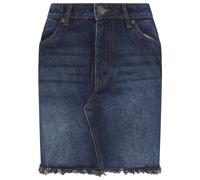 Sommerrock URBAN CLASSICS "Urban Classics Ladies Heavy Mini Denim Skirt", Damen, Gr. 28, new dunkelblau washed, 100% Baumwolle, unifarben, slim fit, Röcke (60502042-28) new dunkelblau washed