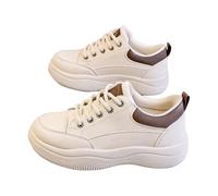 sommerschuhe damen elegant Sneaker Retro Orthopädische Turnschuhe Elegante Rutschfeste Walkingschuhe Leicht Breite Füße Laufschuhe Weichen Sohle Barfußschuhe Sneaker orthofeet schuhe damen Khaki 39
