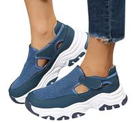 Sommerschuhe Damen Mit Fussbett Slingback Sandalen Ortopädicheschuhe Barfuß Mesh Sandalen Sommerschuhe Sandalen Muffin-Sandalen