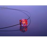 sompex-trendpoint - Armband LED Kristall Cube Rot Crystal mit Swarovski®- Elements - Stilvolle Beleuchtung für dein Zuhause