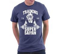 Son Goku Super Saiyan Dragonball T-Shirt, Größe M, Denim