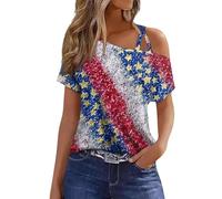 Sonderangebote Restposten Sommerbluse Damen Leicht Line Dance T-Shirt Damen Glitzer Damen Oberteil Sport Shirt Damen V Ausschnitt Top Jugendliche Maedchen Bauchfrei Meine Bestellung Anzeigen