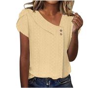 Sonderangebote Schnäppchen Bluse Hemden Kurzarm Tshirt Damen Gestrickt Weisses Oberteil Damen Sexy Schwarzes Shirt Damen 3/4 Arm Top Mit Tiefem Rueckenausschnitt Sale Angebote Damenmode Sale