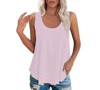 Sonderangebote Schnäppchen Sexy Top Breite Träger Damen Tshirt Armellos Ohne Ärmel Leinen Kleidung Sommer Hippi Oberteile Dame Spitze Schwarz Tops Teenager Maedchen Bauchfrei Oversize Shirt Bunt