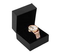 Sonew Single Uhrengehäuse, Luxus Leder Uhr Aufbewahrungsbox mit Einzelgitter, Aufbewahrungsbox für Uhren für Herren Damen Uhren & Schmuckhalter Boxen