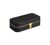 SONGMICS HOME ANAH Kollektion - Schmuckkästchen Reise tintenschwarz