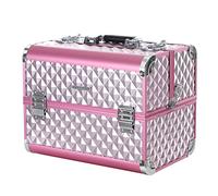 Kosmetikkoffer Rosa-Silber