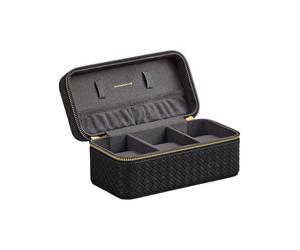 Songmics Uhrenbox in Schwarz - (B)20 x (H)9 x (T)10 cm - 25% | Aufbewahren Servieren