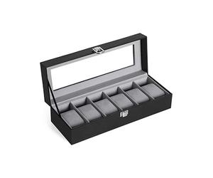 SONGMICS Uhrkästchen in Schwarz - (B)30 x (H)8 x (T)11,2 cm - 16% | Aufbewahren Servieren