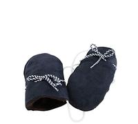 Sonia Originelli Baby Fausthandschuhe Lammfell Kordel Fäustlinge Handschuhe Farbe Marine, Größe 2