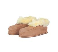 Sonia Originelli Lammfell Hüttenhausschuhe kuschelig warm, Farbe: Natur, Größe: 38