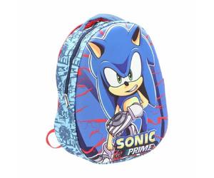 Sonic 3D-Schulrucksack - Ideal für Schulkinder und Fans des rasanten Igel