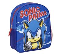 Sonic Kinderrucksack, Blau, Reißverschluss, 25 x 20 x 29 cm, Schulrucksack, gepolsterte Griffe, entworfen in Spanien, Estándar, Casual