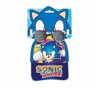 CERDÁ LIFE'S LITTLE MOMENTS Sonic Mütze mit Sonnenbrille Set - Kinder Kappe und Sonnenbrille im Sonic Design