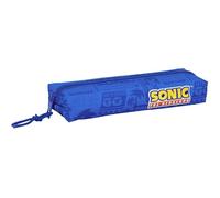 Sonic - Rechteckiges Federmäppchen für Kinder, ideal für Kinder im Schulalter, bequem und vielseitig, Qualität und Widerstandsfähigkeit, 22 x 7 x 40 cm