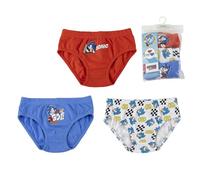 Sonic Single-Jersey-Boxershorts für Kinder, 3-teiliges Set, weich und bequem, bunt, 6-8 Jahre