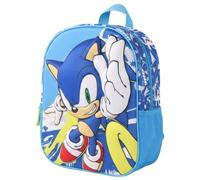 Sonic the Hedgehog 3D EVA Rucksack für Kinder | Schulrucksack mit Hartschalenfront | Leichter Rucksack für Kindergarten & Vorschule | Tagesrucksack für Jungen & Mädchen