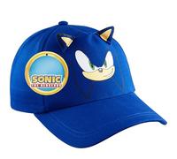 Sonic The Hedgehog Baseball Cap Kinder Jungen Shadow Knuckles Atmungsaktiv Basecap Sonnenhut Gamer Geschenke für Kinder (Blau Sonic)