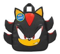 Sonic The Hedgehog Kleiner Rucksack Kinder Shadow Knuckles Tails Gamer Kindergarten Tasche für Kita Vorschule Freizeit (Schwarz Shadow)