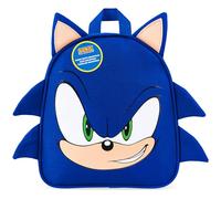 Sonic The Hedgehog Kleiner Rucksack Kinder Shadow Knuckles Tails Gamer Kindergarten Tasche für Kita Vorschule Freizeit (Blau Sonic)