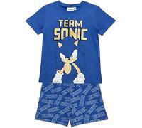 Sonic the Hedgehog Pyjama-Set | Kinder Set T-Shirt und Shorts | Kompletter Schlafanzug für die Kinder | Sonic Gemütliche Loungewear (DE/NL/SE/PL, Alter, 9 Jahre, 10 Jahre, Regular, Sonic The Hedgehog)
