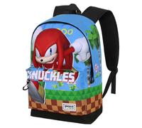 Sonic The Hedgehog - SEGA Knuckles Run-Fan HS Rucksack 2.2, Mehrfarbig, 31 x 44 cm, Kapazität 24 L
