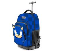 Sonic The Hedgehog - SEGA Unisex 06626 Fan GTS Trolley-Rucksack Sight, Blau, Einheitsgröße