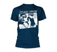 Sonic Youth - GOO T-Shirt für Herren/Damen Unisex (L) (Blau)