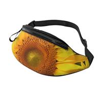 Sonnenblumen-Gürteltasche für Herren und Damen, modisch, zum Laufen, wasserdicht, Crossbody-Tasche mit verstellbarem Riemen, Sport-Hüfttasche für Reisen