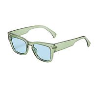 Sonnenbrille Für Damen Herren Retro Fashion Street Schnapsgläser Unisex Pc Rahmen Sonnenbrillen Frauen Schmales Gesicht Polarisierte Marken Stylisch Polarisiert Schwarz Pilotenbrille Elegant Grün