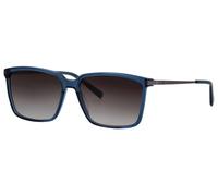 Sonnenbrille HUMPHREY´S EYEWEAR "Modell 585352", Herren, blau, transparent, leicht transparent, Sonnenbrillen Sonnenbrille, Form Karree/Eckig, Logoschriftzug auf Bügel, Kombifassung (50994621-0) blau,
