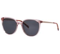 Sonnenbrille HUMPHREY´S EYEWEAR "Modell 585304", Damen, rosa (rosa transparent), durchscheinend, Sonnenbrillen Sonnenbrille, Form Schmetterling, leichter Verlaufstönung (41651117-0)