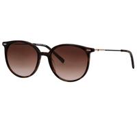 Sonnenbrille HUMPHREY´S EYEWEAR "Modell 585345", Herren, schwarz (havanna, schwarz), matt, Sonnenbrillen Sonnenbrille, Form Karree/Eckig, Logoschriftzug auf Bügel, Kombifassung (60574205-0) havanna, s
