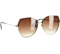 Sonnenbrille LASCANA, Damen, braun, Sonnenbrillen Sonnenbrille, Trendy Sonnenbrille mit UV Schutz, Damenbrille (69759621-0) braun