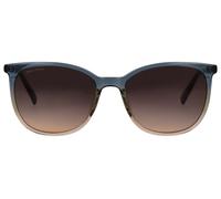 Sonnenbrille MARC O'POLO "Modell 506188", Damen, blau, gelb verlauf transparent, durchscheinend, Sonnenbrillen Sonnenbrille, Form Feminin, Logoschriftzug auf Bügel, Kunststofffassung (42041257-0) blau