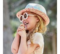 Sonnenbrille MAXIMO, Jungen, wollweiß, Sonnenbrillen Sonnenbrille, weiß, Blume, polarisiert, BPA-frei, Girls (19413509-0) wollweiß