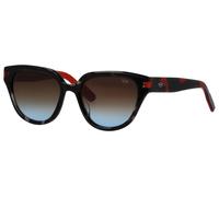 Sonnenbrille MINI EYEWEAR "Modell 746024", Damen, rot, schwarz, gemustert, leicht glänzend, Sonnenbrillen Sonnenbrille, Form Panto, Logoschriftzug auf Bügel, Kunststofffassung (40216201-0) rot, schwar