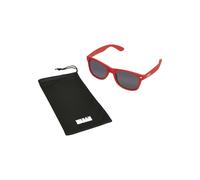 Sonnenbrille MISTERTEE "MisterTee Unisex NASA Sunglasses MT", Damen, rot (rot, weiß), Sonnenbrillen Sonnenbrille (86635230-0) rot, weiß