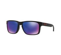 Sonnenbrille Oakley HOLBROOK (Matte black - Red iridium) Taille unique