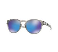 Sonnenbrille Oakley LATCH (Matte grey/Prizm sapphire polarized) Kat. 3 Taille unique