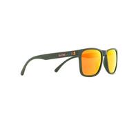 Red Bull SPECT Eyewear Sonnenbrille EDGE-003P Olivegrün braune Gläser mit rotem Spiegel Gr. Uni