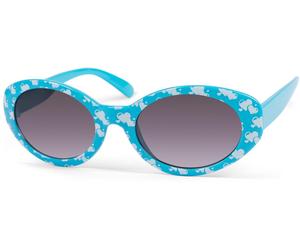 Sonnenbrille STYLEBREAKER "Kinder Sonnenbrille mit Herzchen, Mädchen", Jungen, grau (gestell blau, glas grau verlauf), Modisch, Sonnenbrillen Sonnenbrille (27428439-0) gestell blau, glas grau verlauf